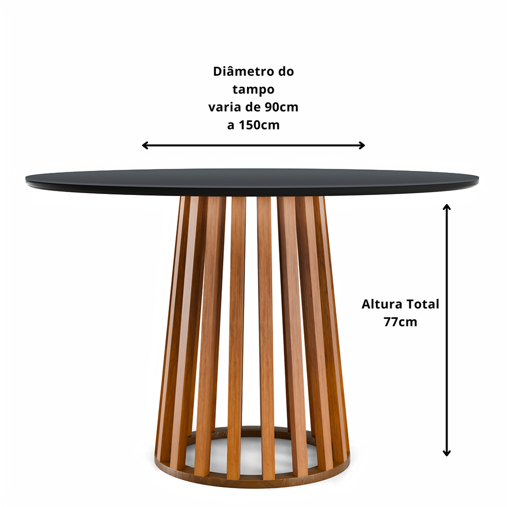 altura total 77cm