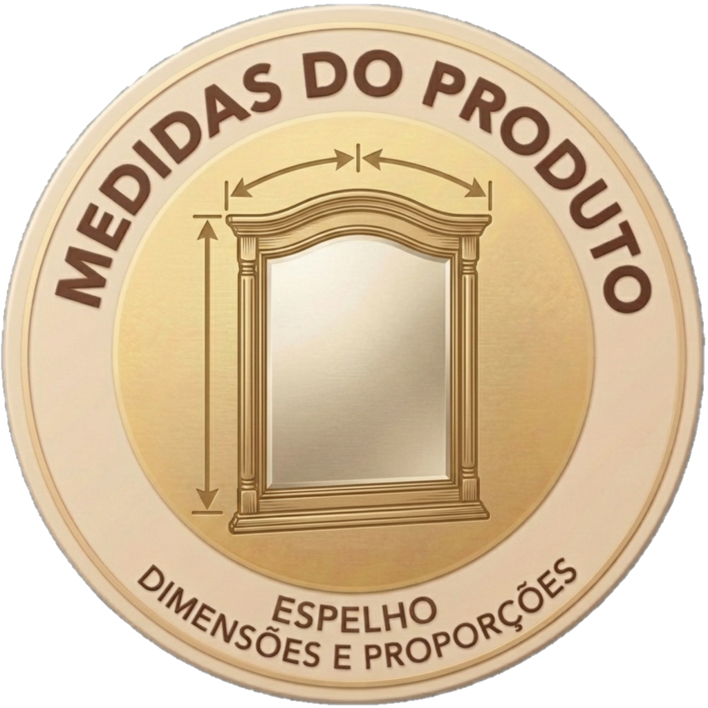 medidas do espelho sem fundo