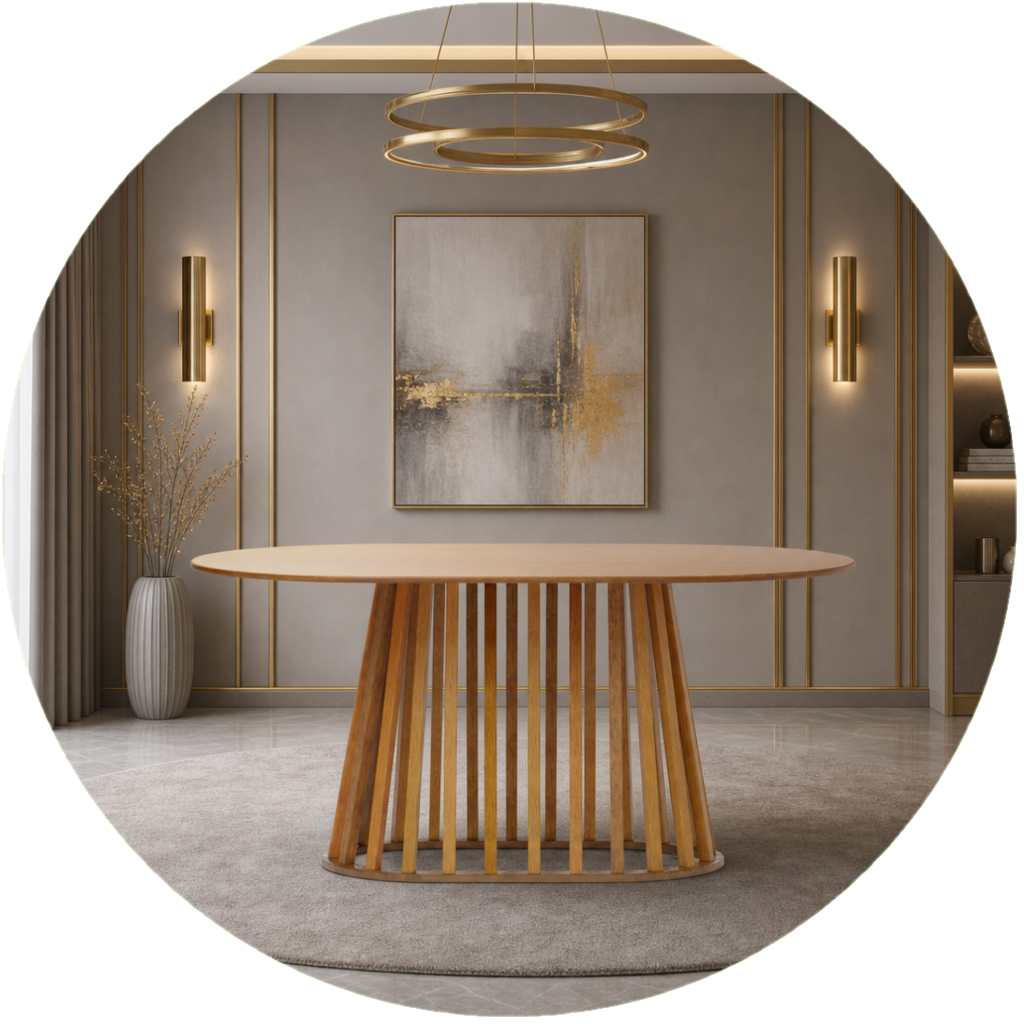 mesa leoni oval 4